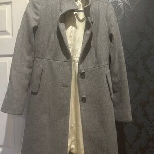 J. Crew Elegant Gray Coat-Like New